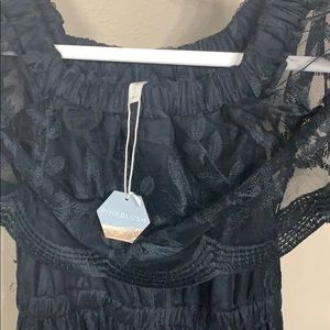 Black lace Maternity dress from pinkblush